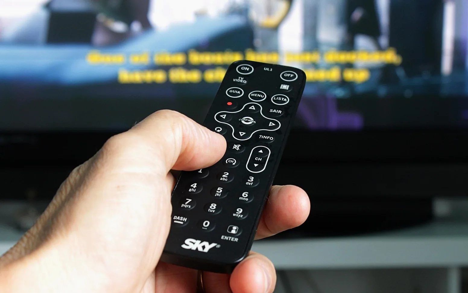 Remote control, tv and electronic
