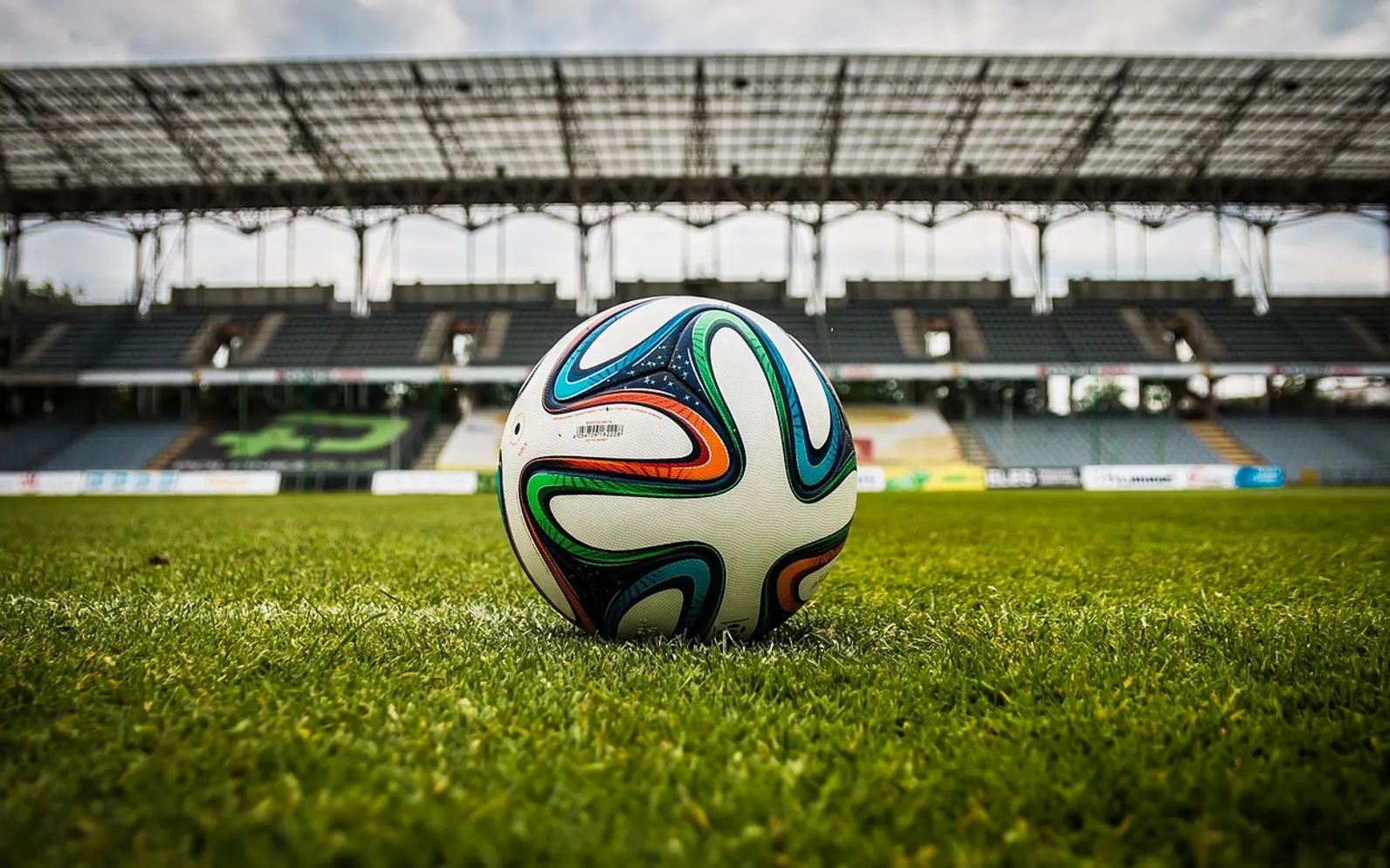 Soccer, ball and stadium