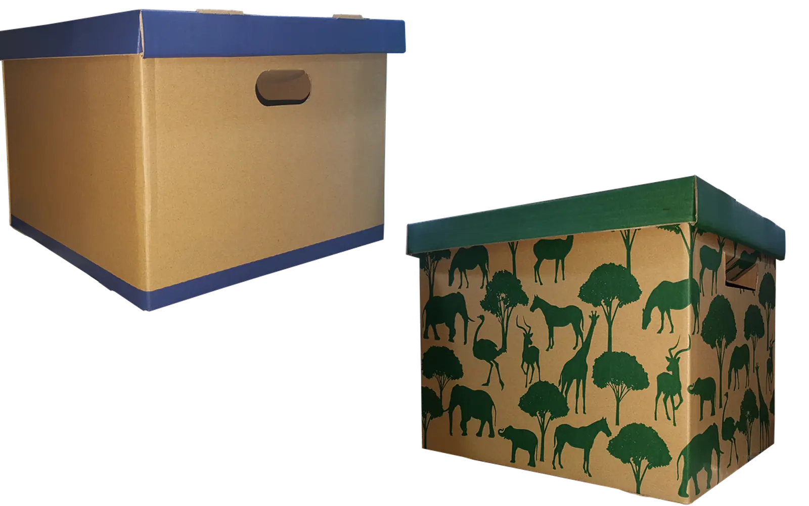 Movable, box and carton